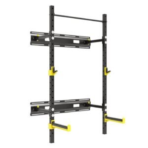 Wall-mounted squat rack